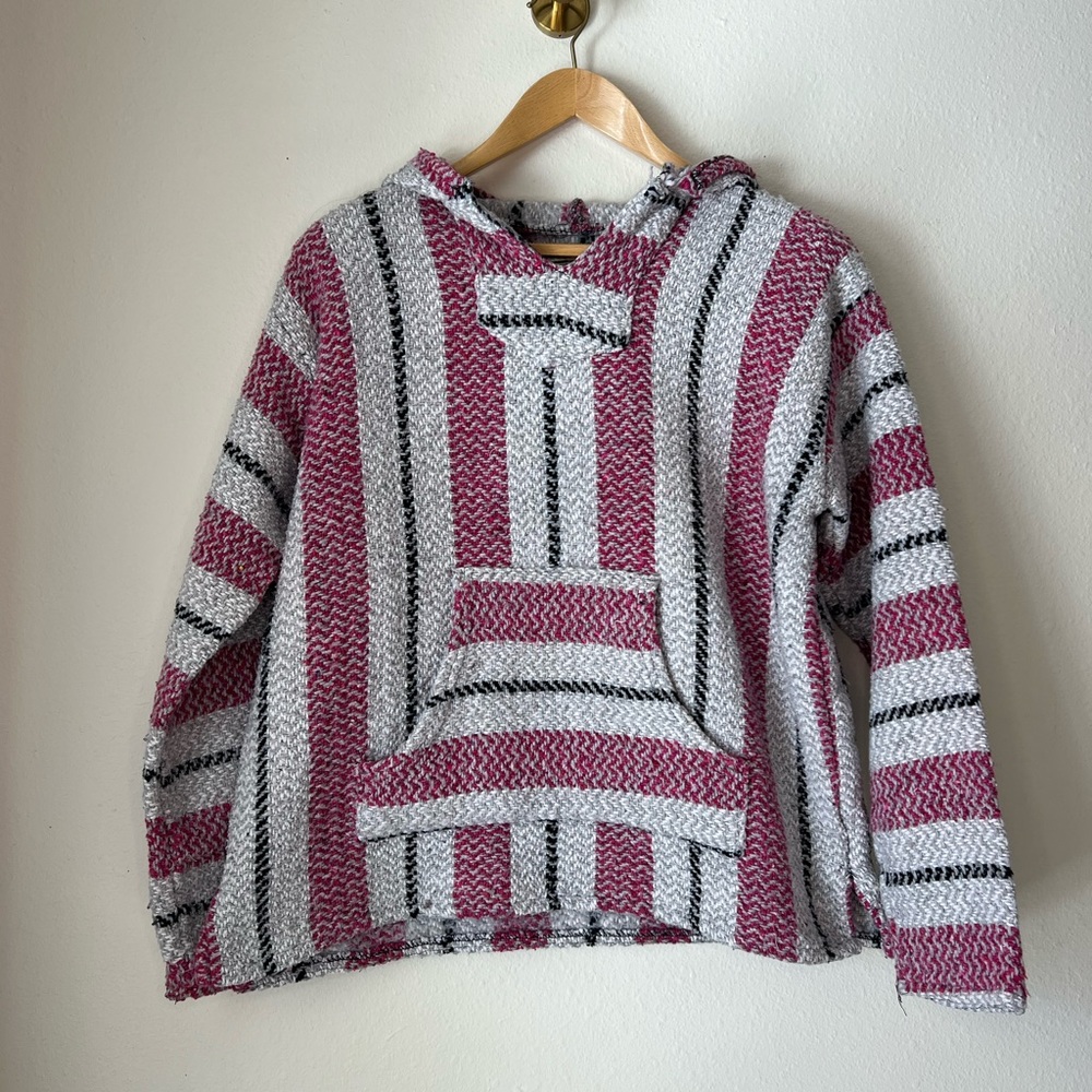 Women’s Pink and Gray Baja Hoodie size M